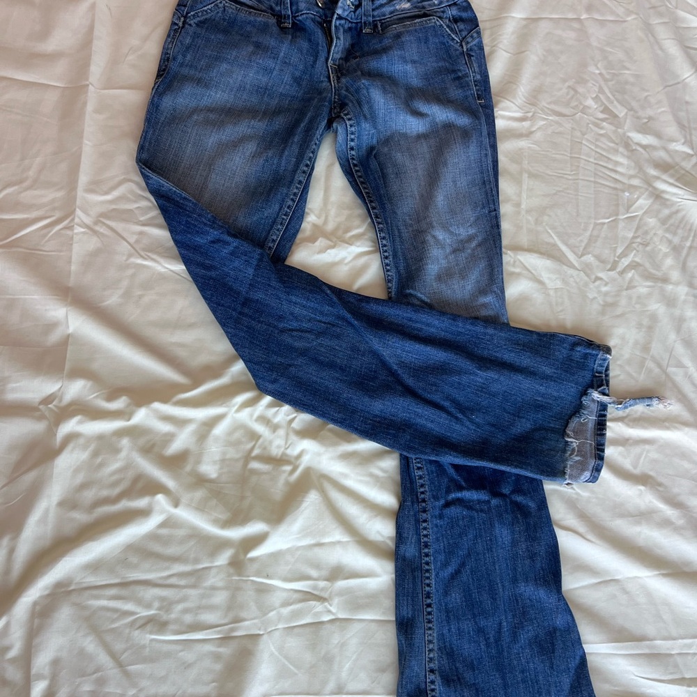 Xhilaration Women's Boot Cut Jeans in Deep Blue